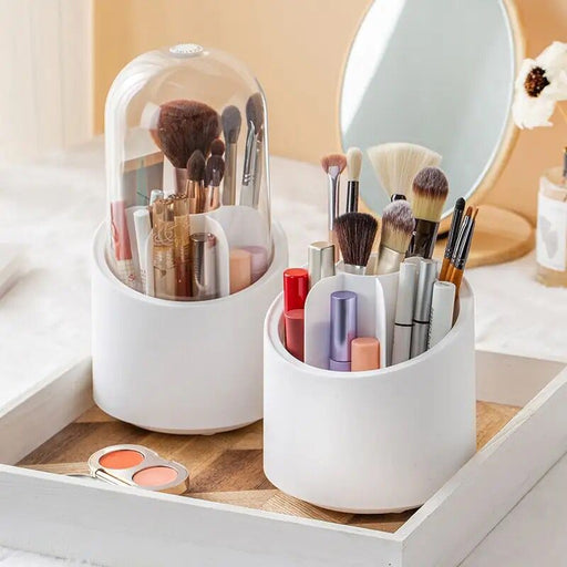 Rotating Makeup Brush Storage Box